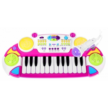 różowy keyboard BB335